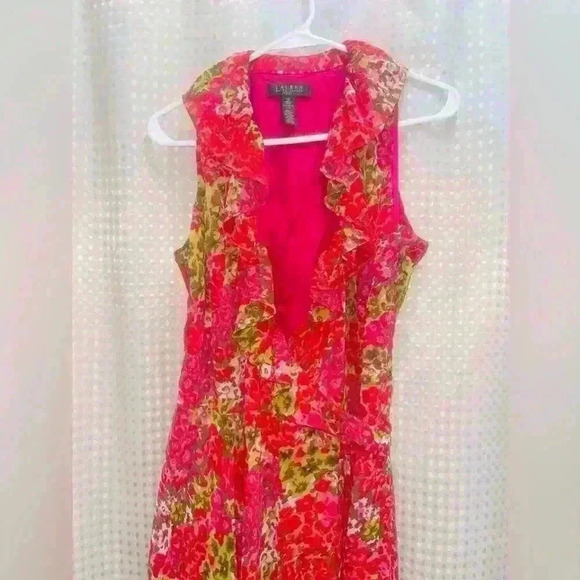 Lauren Ralph Lauren Floral Sleeveless Party/Cocktail Dresses for Women - Maxi - Picture 8 of 10